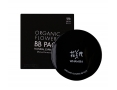 Тональный BB крем в кушоне Whamisa Organic Flowers Natural Fermentation BB Pact SPF50+ и PA++++
