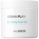 Пилинг-пэды для чувствительной кожи The Saem Derma Plan Peeling Toner Pad