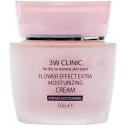 Суперувлажняющий крем для лица 3W Clinic Flower Effect Extra Moisturizing Cream