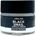 Крем для лица с муцином черной улитки Lebelage Black Snail Ampule Cream