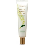 Крем для лица осветляющий антивозрастной с экстрактом зеленого чая Deoproce Magic White Cream Green Tea
