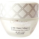 Осветляющий крем для кожи вокруг глаз 3W Clinic Collagen Whitening Eye Cream