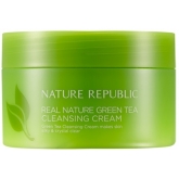 Очищающий крем с зелёным чаем Nature Republic Real Nature Cleansing Cream Green Tea