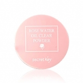 Рассыпчатая пудра для лица Secret Key Rose Water Oil Clear Powder