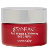 Омолаживающий крем для глаз со змеиным ядом Secret Key Syn-Ake Anti Wrinkle and Whitening Eye Cream