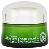 Ночной крем для лица  Deoproce Aloe Vera Oasis Night Cream