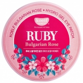 Гелевые патчи для глаз Koelf Hydro Gel Ruby Bulgarian Rose Eye Patch