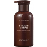 Бессиликоновый шампунь против выпадения волос Innisfree My Hair Recipe Strength Shampoo For Weak Hair Roots
