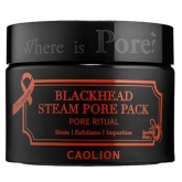 Разогревающая маска для очищения пор Caolion Premium Blackhead Steam Pore Pack