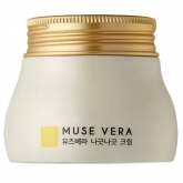 Крем для лица расслабляющий с медом и молоком Deoproce Musevera Relaxing Cream