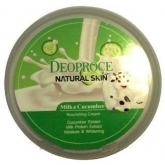 Крем с экстрактом огурца Deoproce Natural Skin Nourishing Cream Milk Cucumber