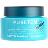 Крем для лица и шеи Welcos Puretem Purevera Real Moist Cream Super Size