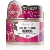 Маска для поврежденных волос Welcos Around Me Rose Hip Perfume Hair Mask