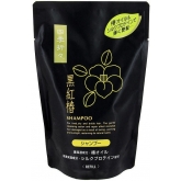 Шампунь с экстрактом черной камелии для сухих и поврежденных волос Kumano Cosmetics Shiki-Oriori Shampoo