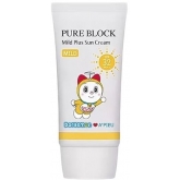 Солнцезащитный крем с растительными экстрактами и лактобактериями A'Pieu Pure Block Mild Plus Sun Cream Doraemon Edition SPF 32 PA++