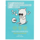 Пузырьковая очищающая маска-патч для носа и щёк Etude House Bubble Pore Cleasing Patch