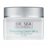 Крем для лица с маслом облепихи и экстрактом манго Dr.Sea Moisturizing Cream Dry Skin SPF-15
