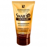 Увлажняющий дневной крем с муцином улитки Novosvit Snail Repair Panna Cotta Cream