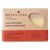 Мыло Botavikos натуральное мыло ручной работы с апельсином, корицей и красной глиной