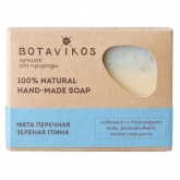 Мыло Botavikos натуральное мыло ручной работы с мятой перечной и зеленой глиной