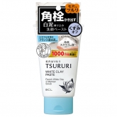 Пенка-скраб BCL пенка-скраб для глубокого очищения кожи с французской белой глиной и японским маннаном Tsururi