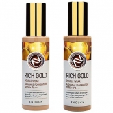 Тональный крем с частичками золота Enough Rich Gold Double Wear Radiance Foundation SPF50+ PA+++