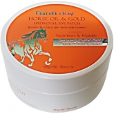 Гидрогелевые патчи  FarmStay Horse Oil and Gold Hydrogel Eye Patch