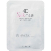 Маска для лица и шеи с шелком It's Skin 4D Silk Mask