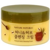 Очищающий крем с мёдом и экстрактами трав Nature Republic Honey&Herb Cleansing Cream