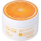 Ночная маска для лица с экстрактом апельсина Tony Moly Fruity Capsule Tok Tok Sleeping Pack Orange