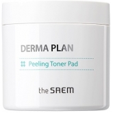 Пилинг-пэды для чувствительной кожи The Saem Derma Plan Peeling Toner Pad