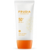 Солнцезащитный крем-праймер с жемчужной пудрой Frudia Tone Up Base Sun Cream SPF50+ PA+++
