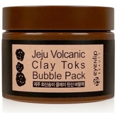 Пузырьковая маска с вулканической глиной Eyenlip Jeju Volcanic Clay Toks Bubble Pack