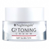 Крем для лица осветляющий с глутатионом и растительными экстрактами Nightingale G7 Toning Cream