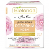 Увлажняющий розовый крем для лица Bielenda Rose Care Cream