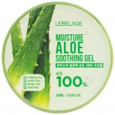 Гель универсальный успокаивающий с экстрактом алоэ Lebelage Soothing Gel Moisture Aloe 100% 