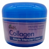 Ампульный крем с коллагеном Ekel Ample Intensive Cream Collagen 