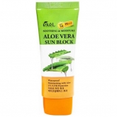 Крем солнцезащитный с алоэ Ekel Soothing And Moisture Sun Block SPF50+ PA+++ Aloe Vera 