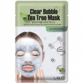 Кислородная маска с чайным деревом Labute Clear Bubble Tea Tree Mask