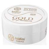 Гидрогелевые патчи для глаз с экстрактом золота AsiaKiss Gold Premium Hydrogel Eye Patch