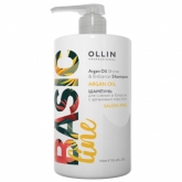 Шампунь для сияния и блеска Ollin Professional Basic Line Argan Oil Shine And Brilliance Shampoo