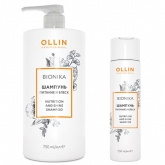 Шампунь Питание и блеск Ollin Professional BioNika Nutrition And Shine Shampoo