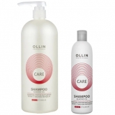 Шампунь для волос с маслом миндаля Ollin Professional Care Almond Oil Shampoo 