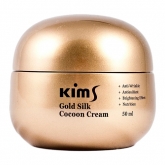Крем антивозрастной для лица с протеинами кокона шелкопряда Kims Gold Silk Cocoon Cream