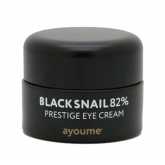 Крем для глаз муцином черной улитки Ayoume Black Snail Prestige Eye Cream 