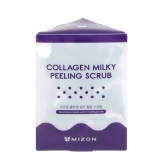 Молочный пилинг-скраб с коллагеном MIZON Collagen Milky Peeling Scrub