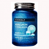 Многофункциональная укрепляющая ампульная сыворотка с гиалуроновой кислотой и коллагеном CONSLY Hyaluronic Acid and Collagen All-in-One Ampoule 