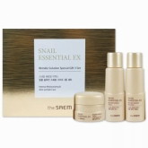 Антивозрастной набор для лица The Saem Snail Essential EX Wrinkle Solution Skin Care 3 Set  (mini)