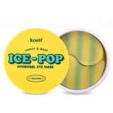 Гидрогелевые патчи для век с экстрактом лимона и базилика KOELF Lemon and Basil Ice-pop Hydrogel Eye Mask