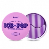 Гидрогелевые патчи для век с экстрактом черники KOELF Blueberry end Cream Ice-pop Hydrogel Eye Mask